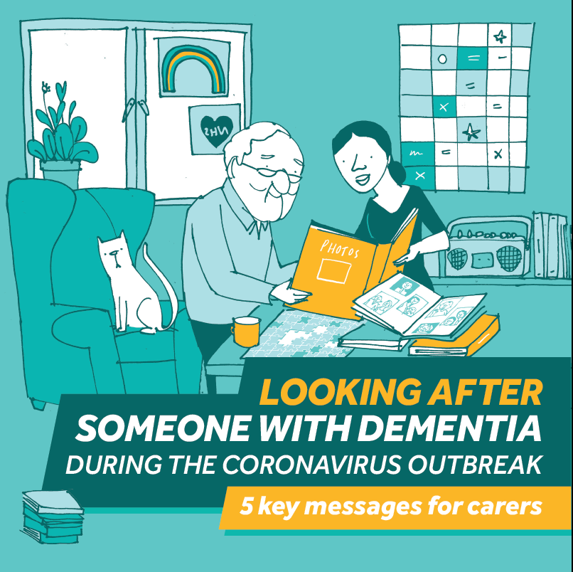 Leaflet for those caring fpr people with dementia