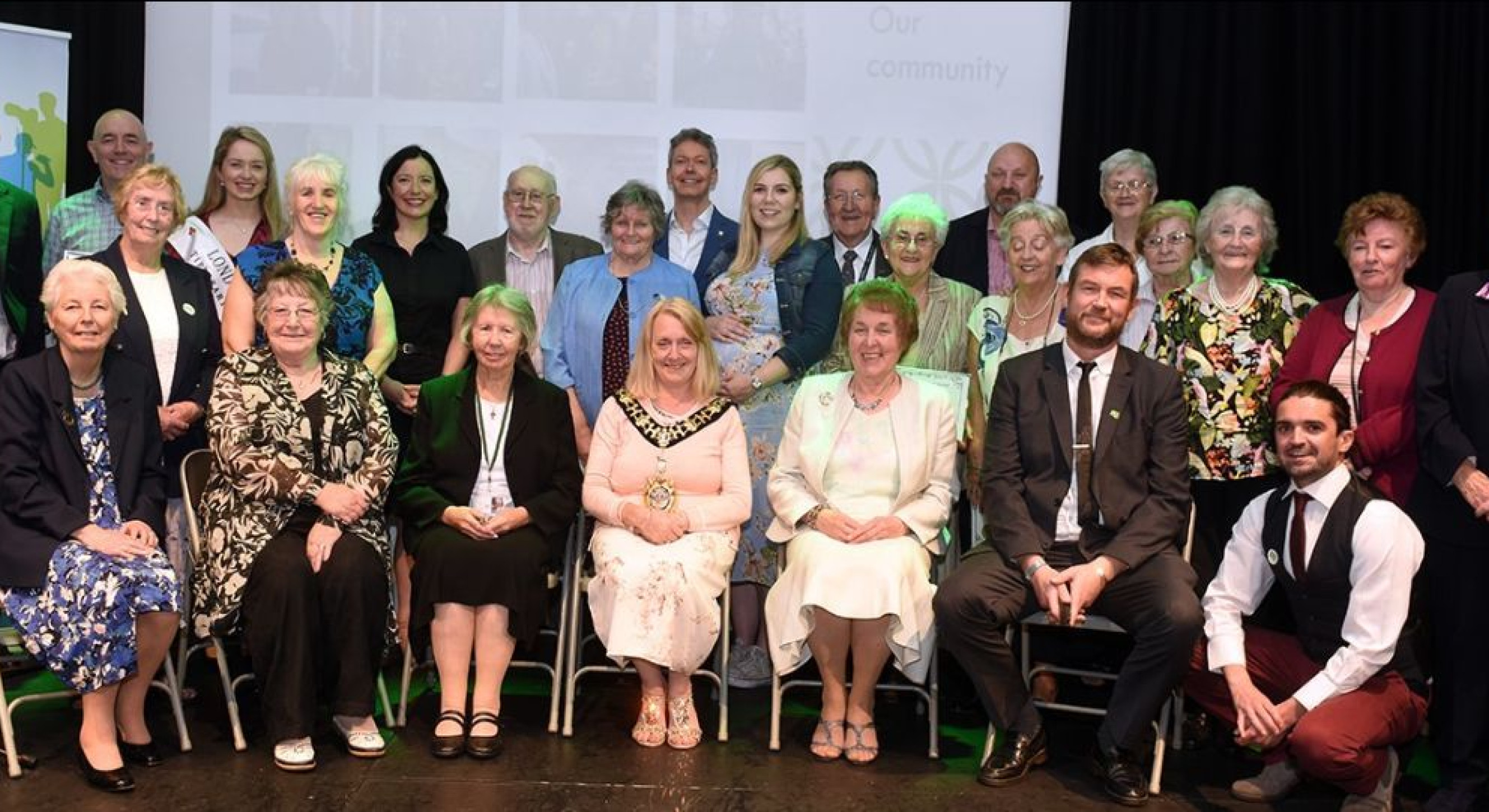Winners and finalists of the 2019 Awards with sponsors, judges and the Mayor of Hammersmith & Fulham, Daryl Brown, herself a Dubliner.
