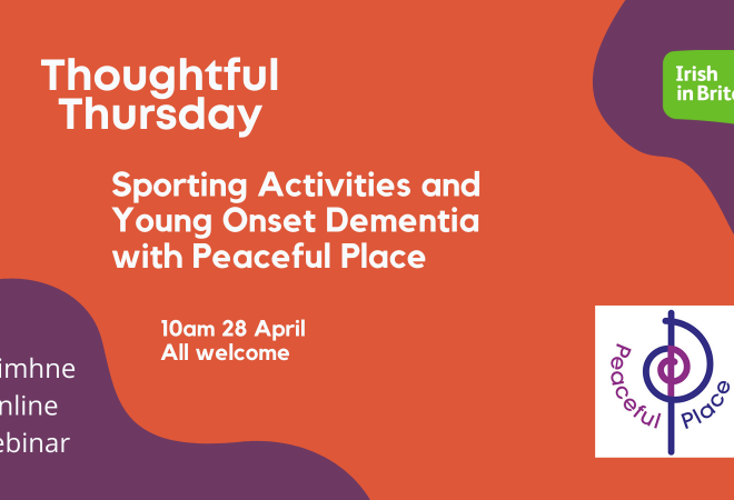 Sporting activities & Young Onset Dementia: shared learning & inspiration