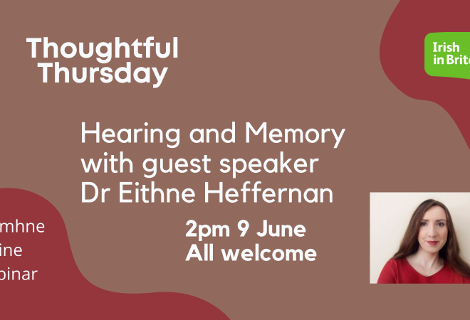 Thoughtful Thursday: Hearing and Memory