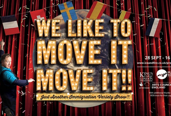 We like to move it move it: Just Another Immigration Variety Show.