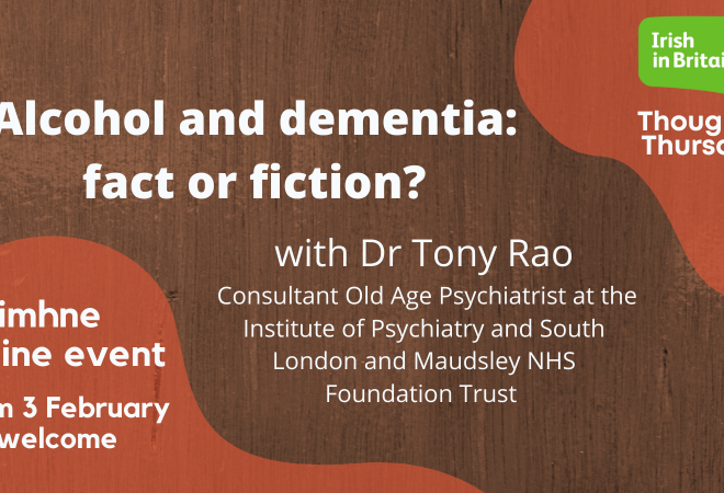 Alcohol and dementia: fact or fiction? Thoughtful Thursday