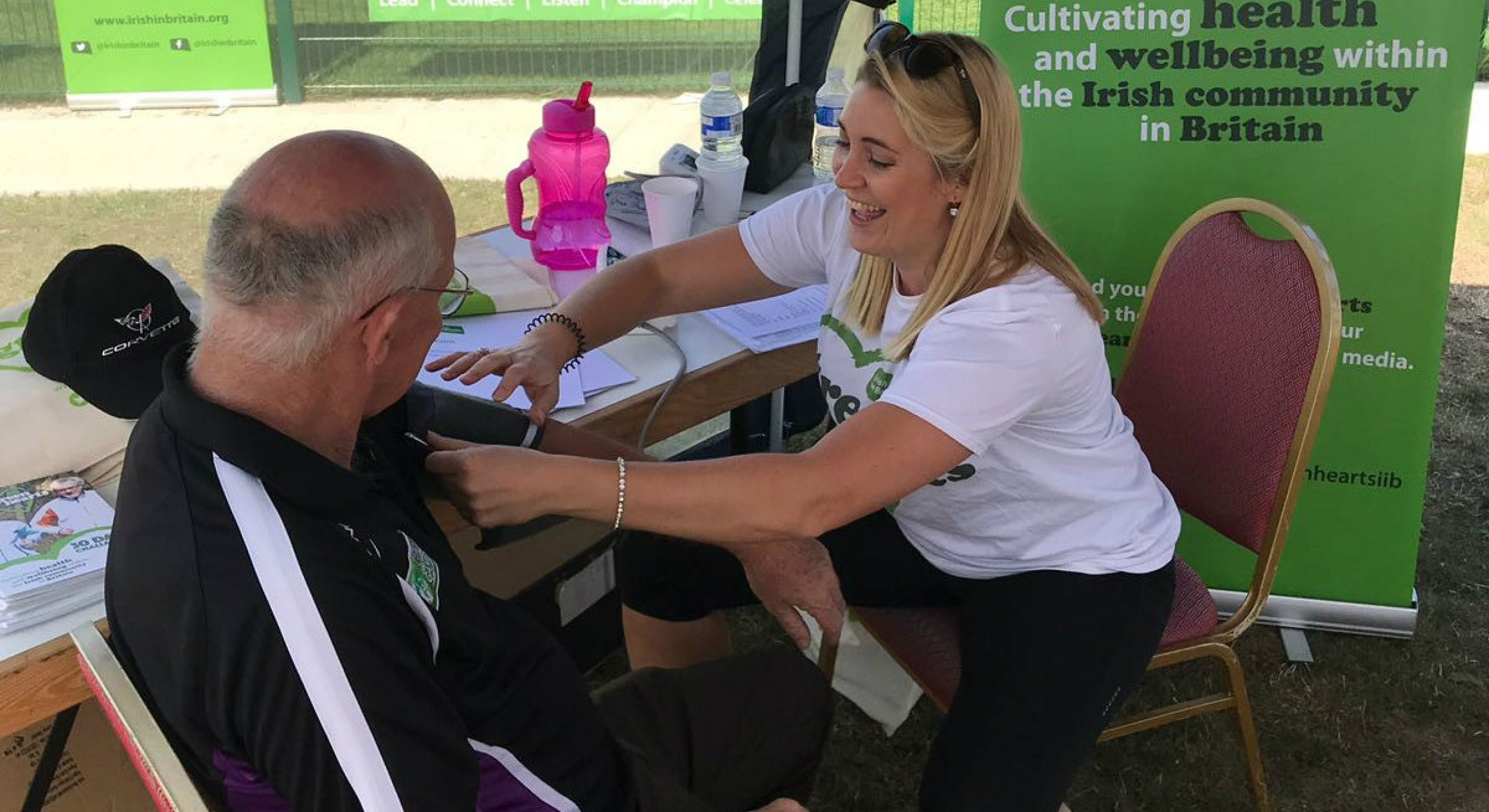 Dr Aisling Hillary volunteers for the Green Hearts campaign 