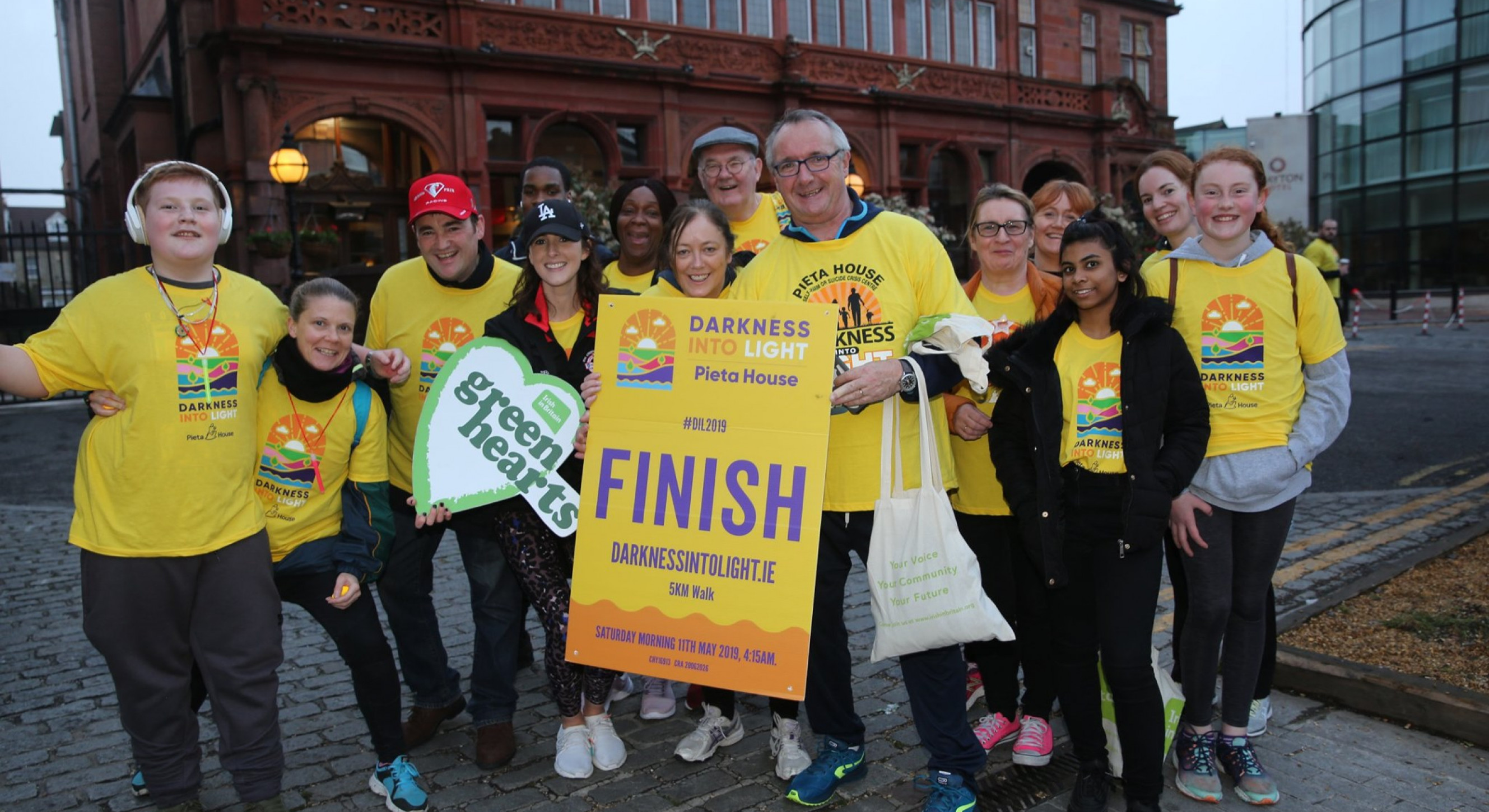 Participants at this year's Darkness into Light walk