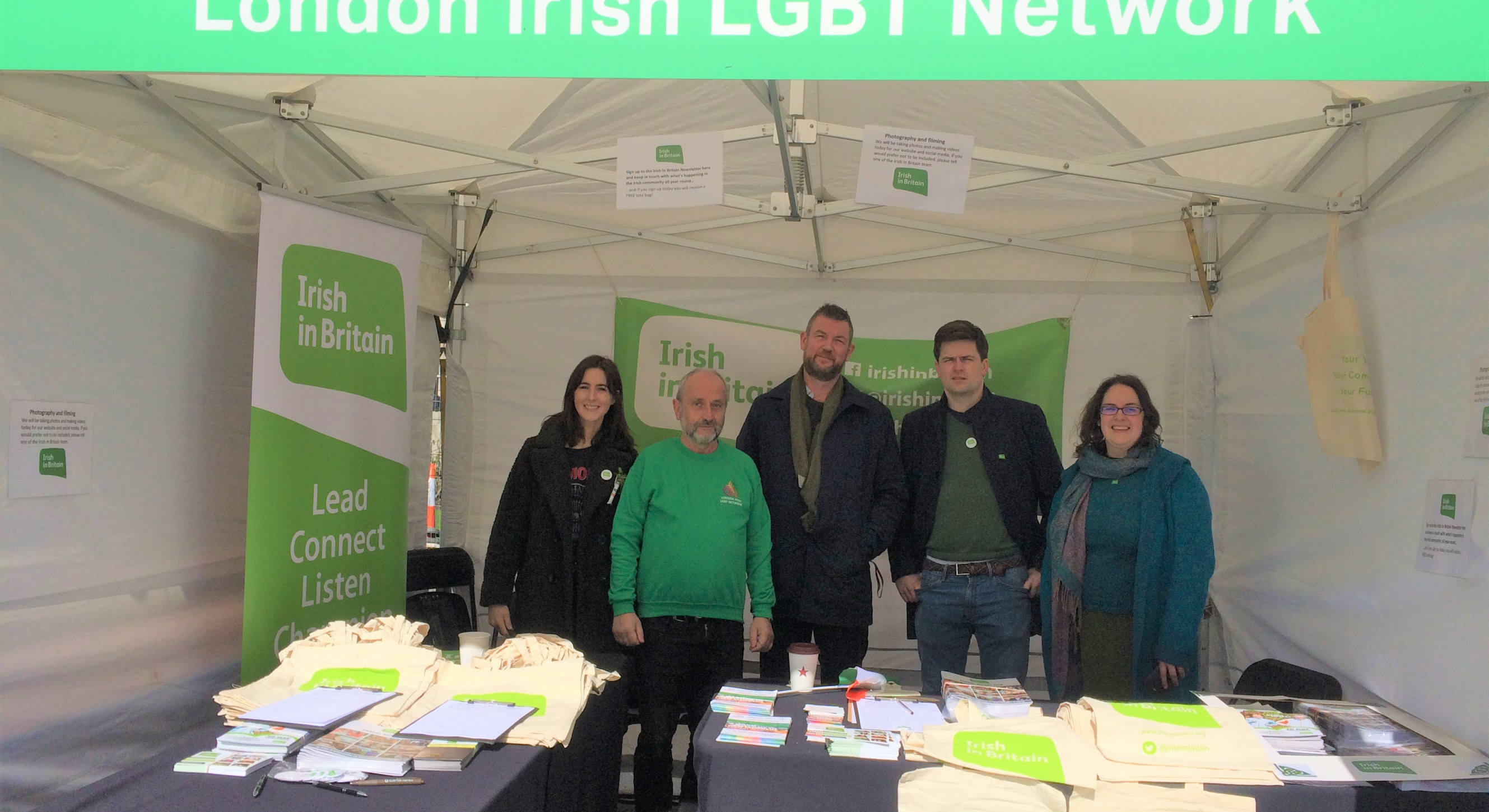 Irish in Britain and London Irish LGBT Network team ready for the crowds