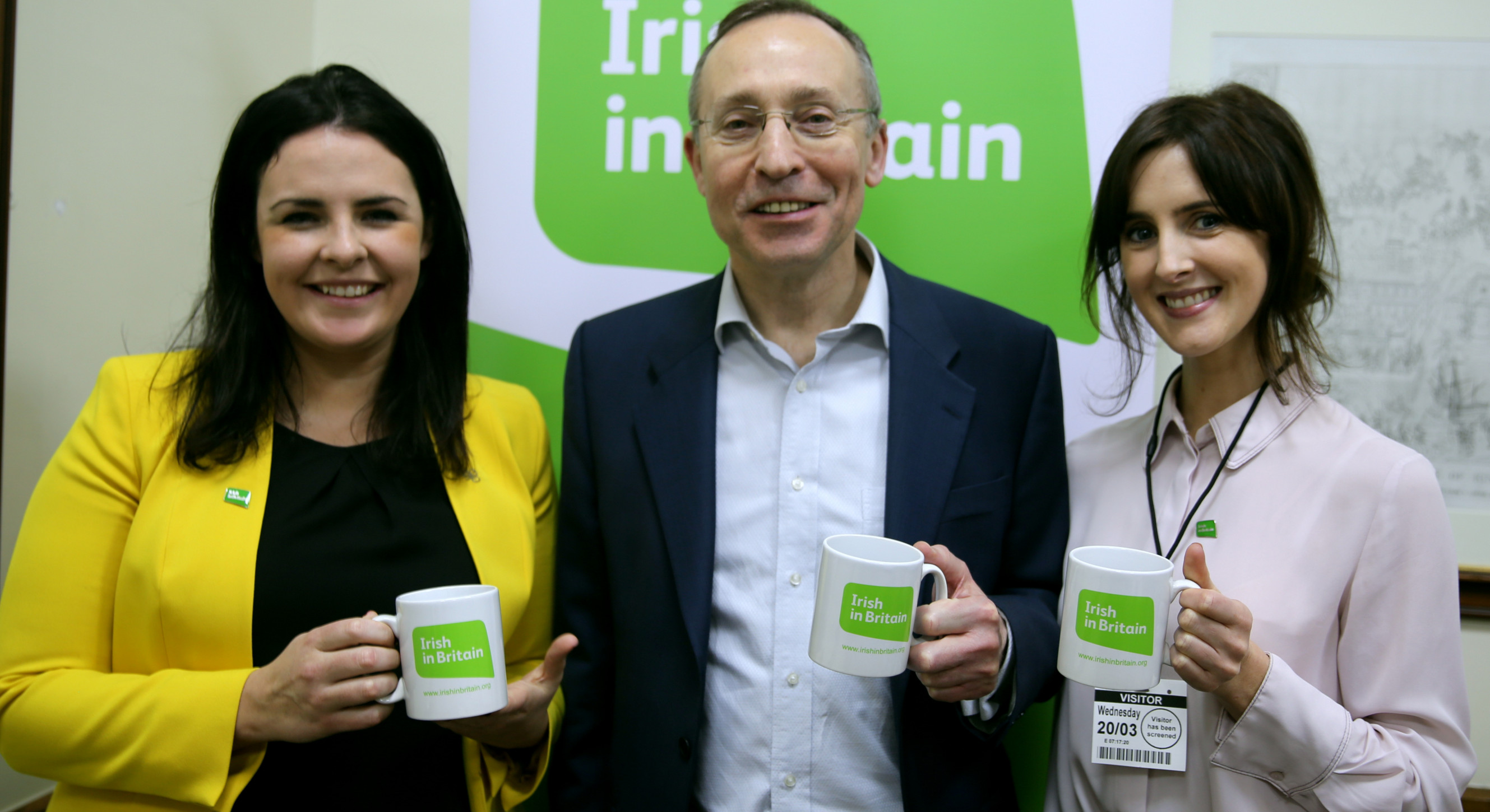 Andy Slaughter MP with the Irish in Britain team