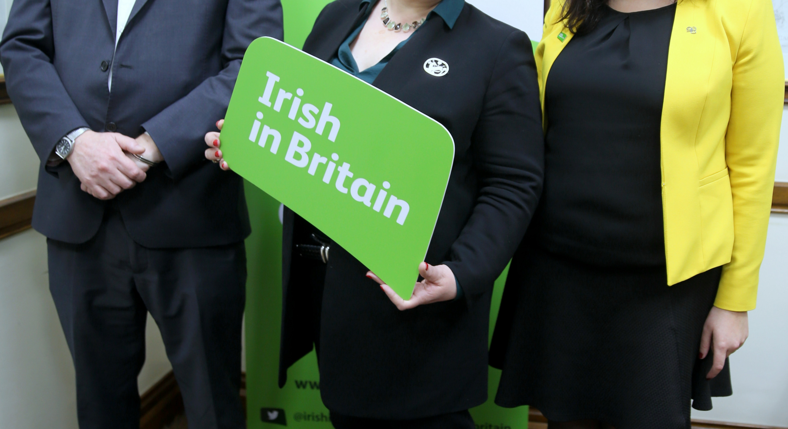 Emily Thornberry MP with Irish in Britain team