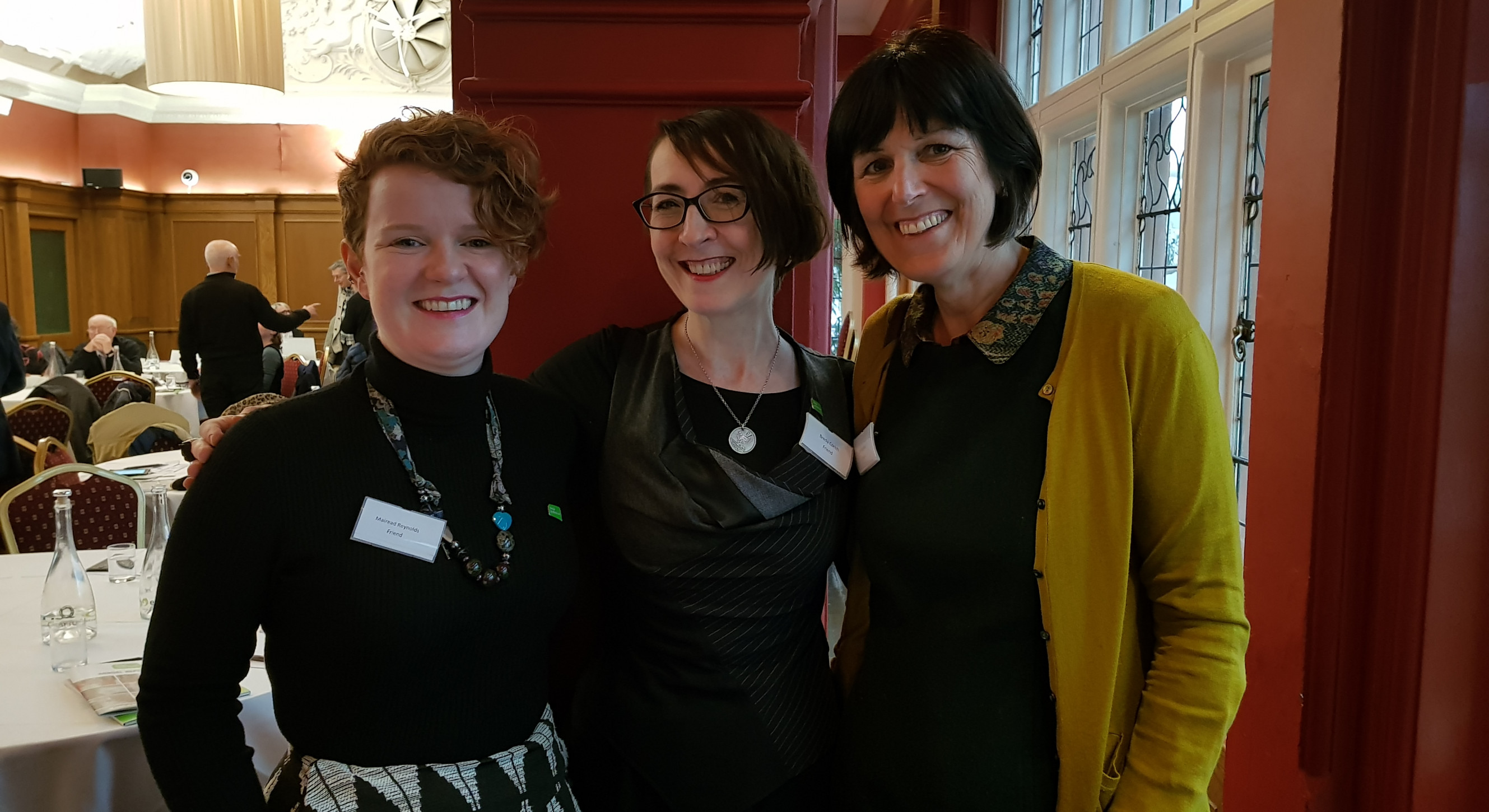 Three of the new Trustees elected, from left: Mairéad Reynolds, Breda Corish and Dr Ann Hoskins