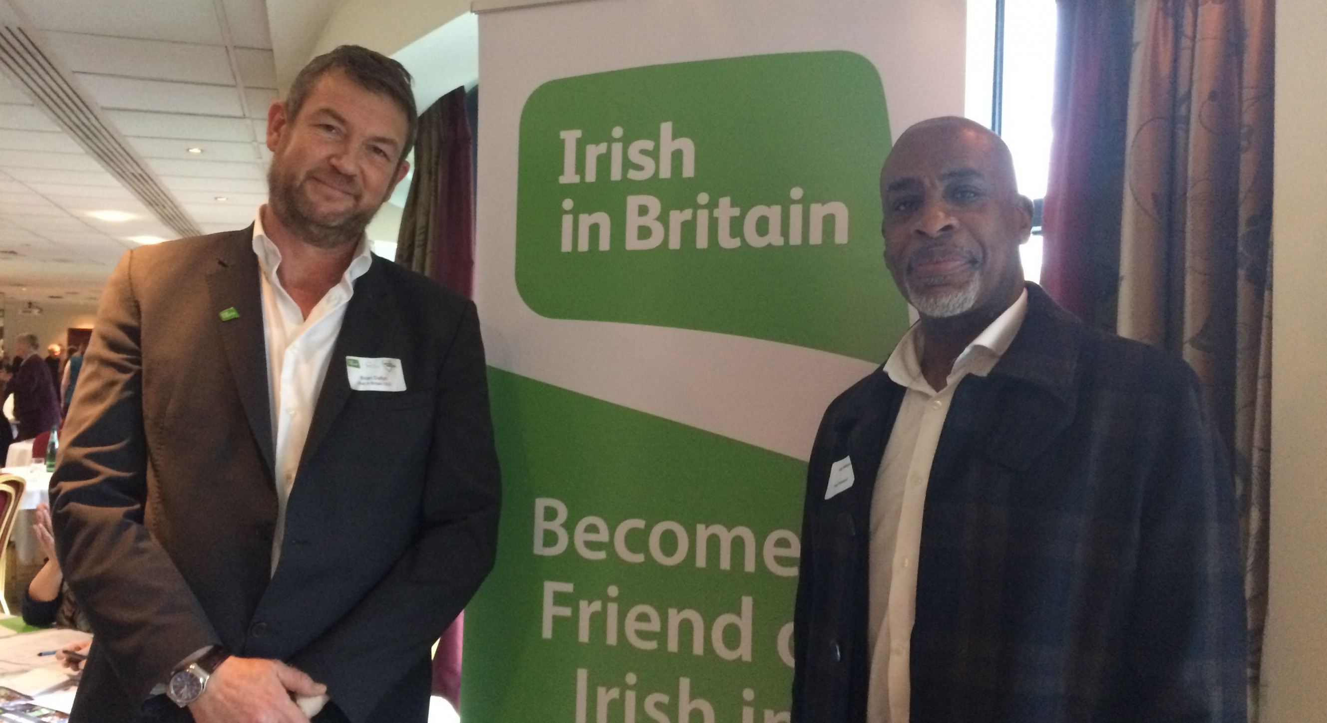 Brian Dalton with guest speaker Karl Wilson of Pearl Network Dementia Support Network