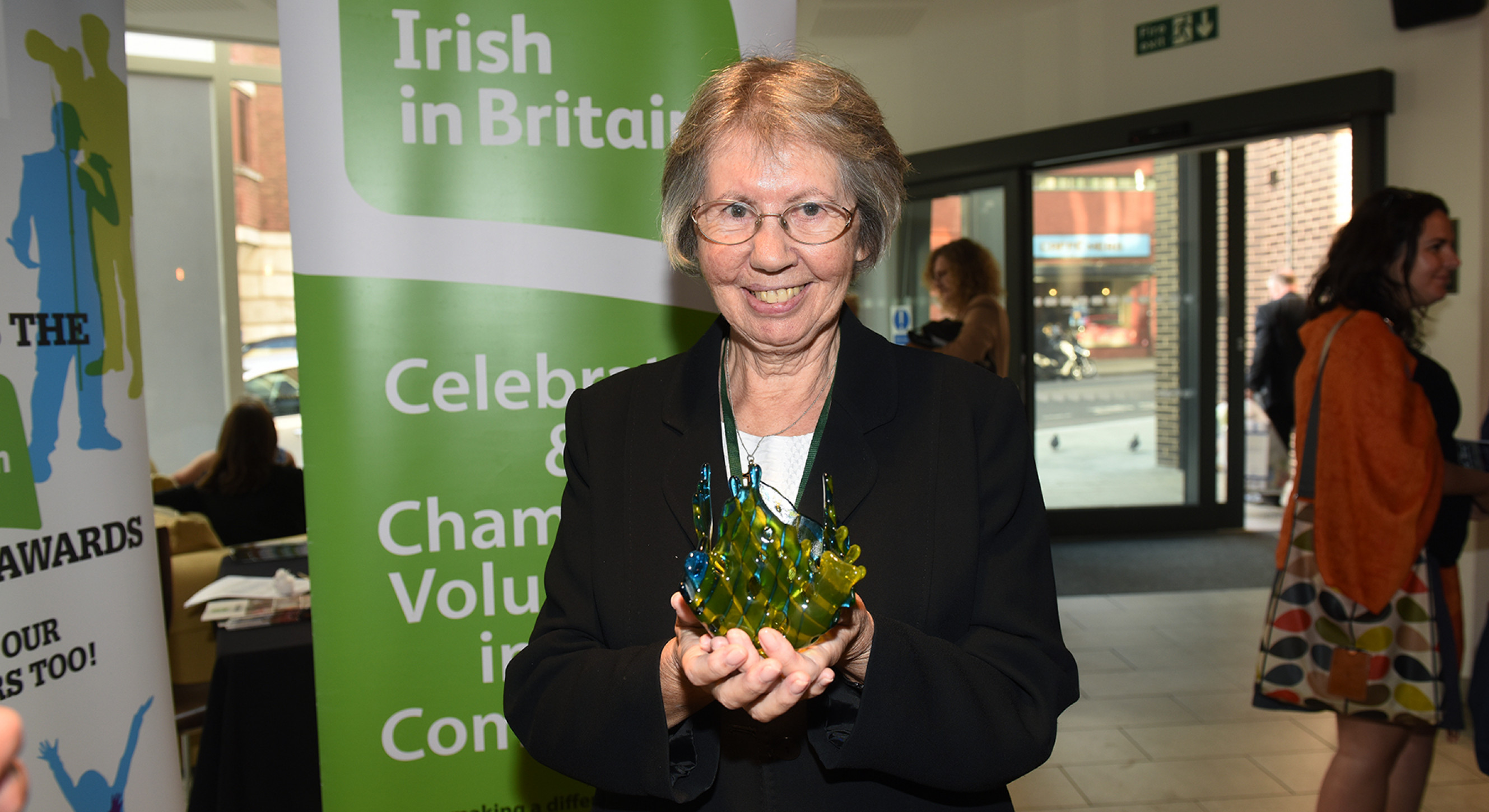 Winner of the award for outstanding individual volunteer, Sr. Moira Keane